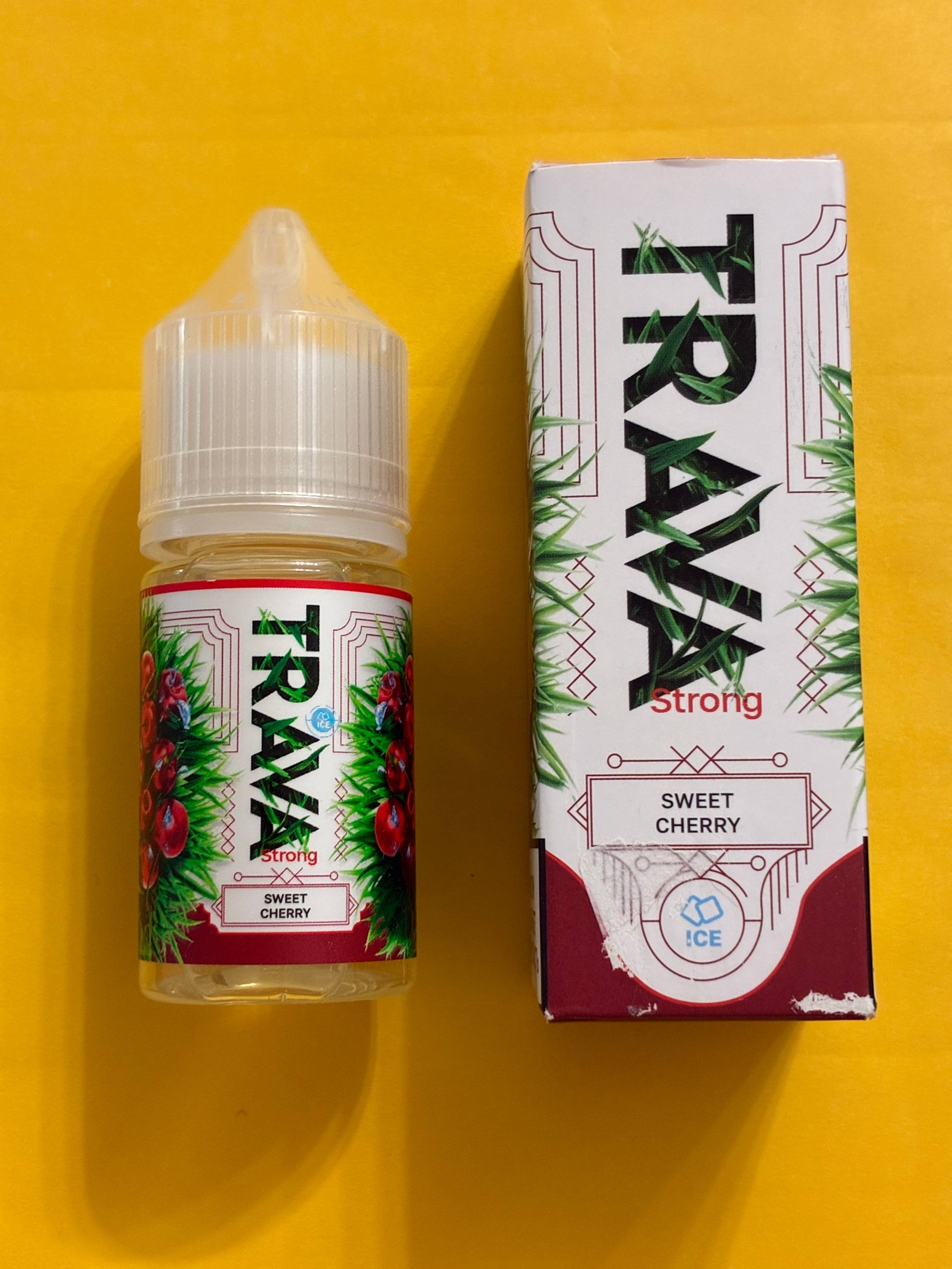 TRAVA Sweet Cherry 50 mg Vape Juice Canada