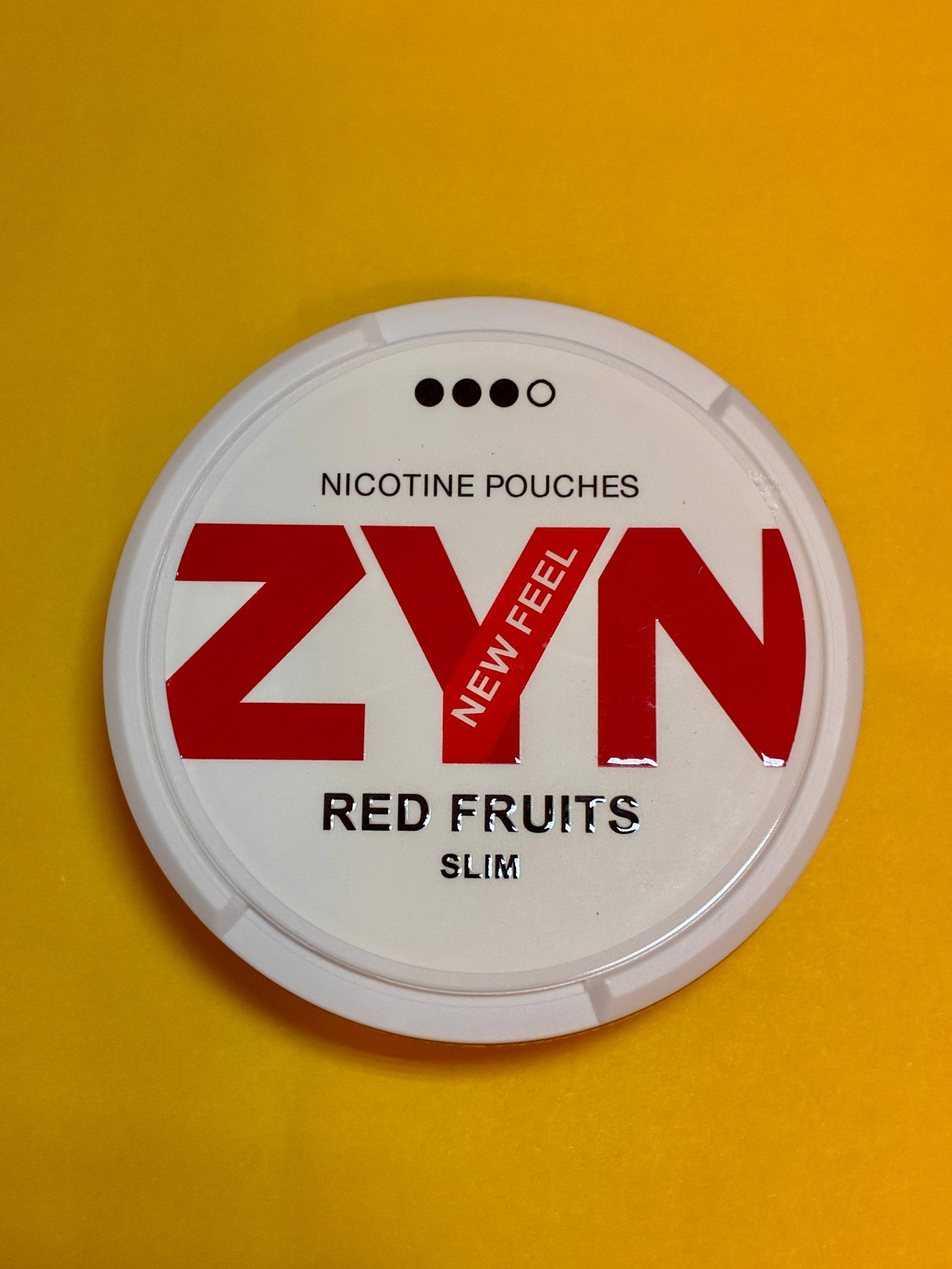 ZYN Red Fruits 9 mg nicotine pouches Canada