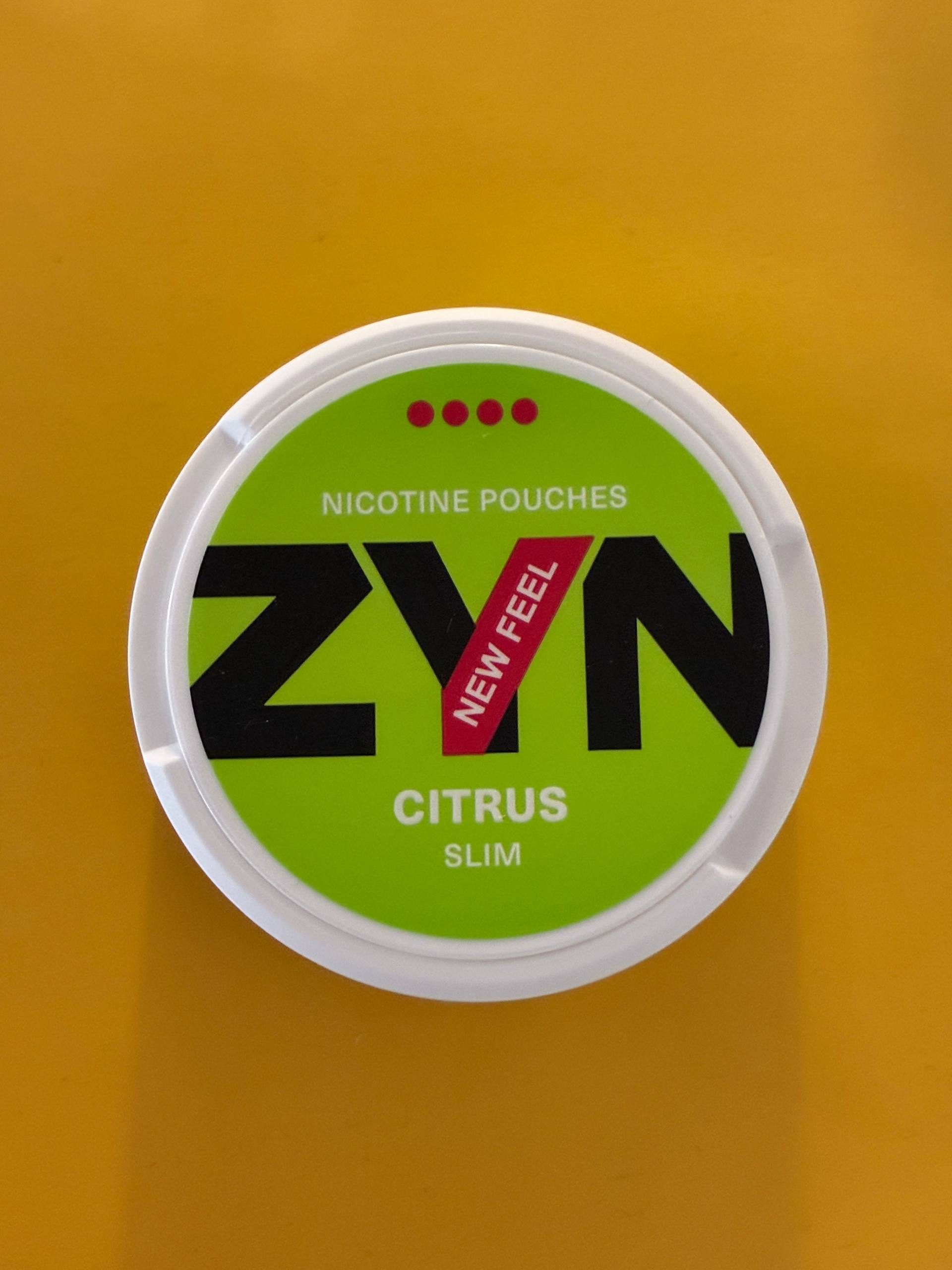 ZYN Citrus 11 mg nicotine pouches Canada