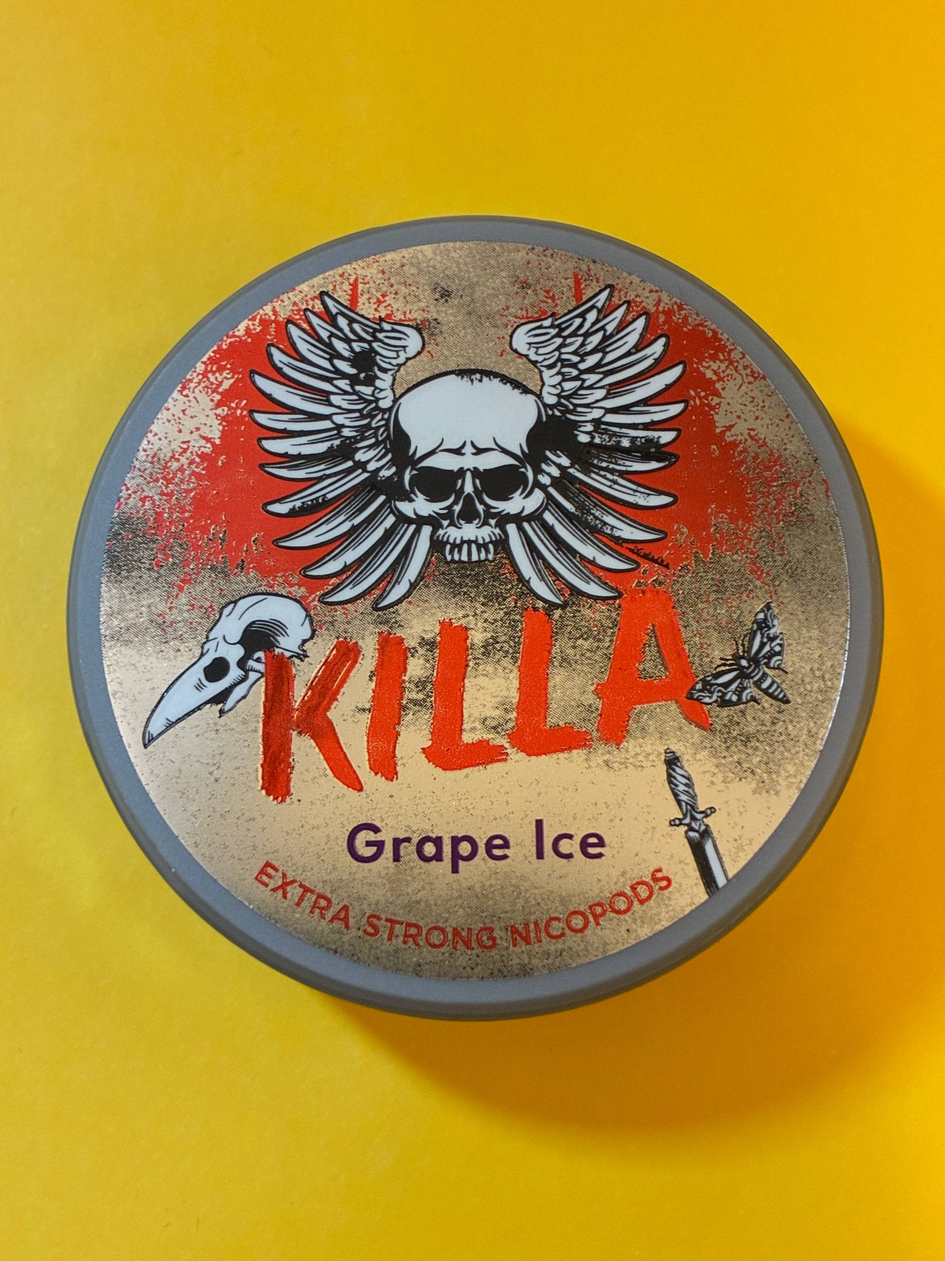 KILLA Grape Ice 12.8 mg nicotine pouches Canada