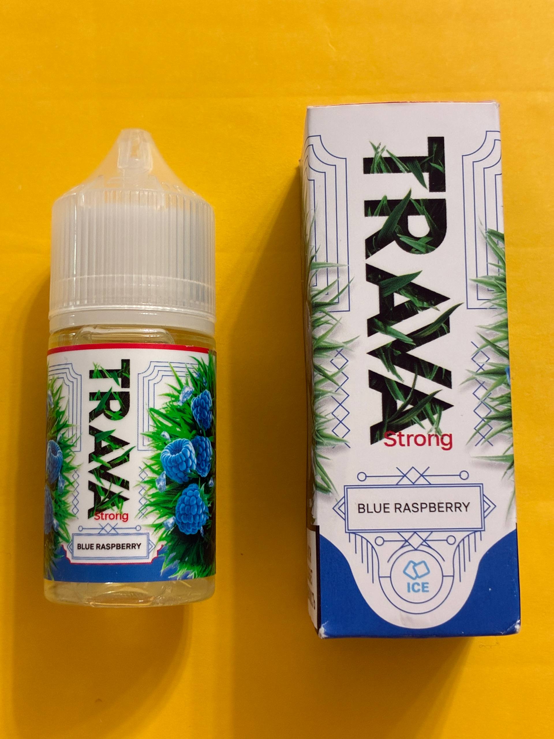 TRAVA BlueRazz 50 mg Vape Juice Canada