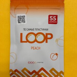 LOOP Peach 12mg nicotine cotton strips, 55 strips