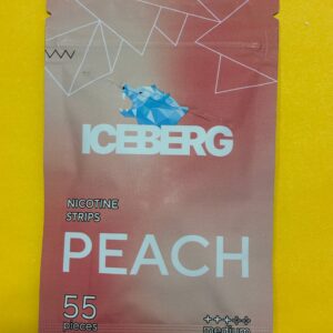 ICEBERG Peach 12mg nicotine cotton strips, 55 strips