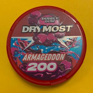 Drymost Bubble Gum 200mg nicotine pouch product