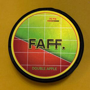 FAFF Double Apple 75mg Russian snus nicotine pouches
