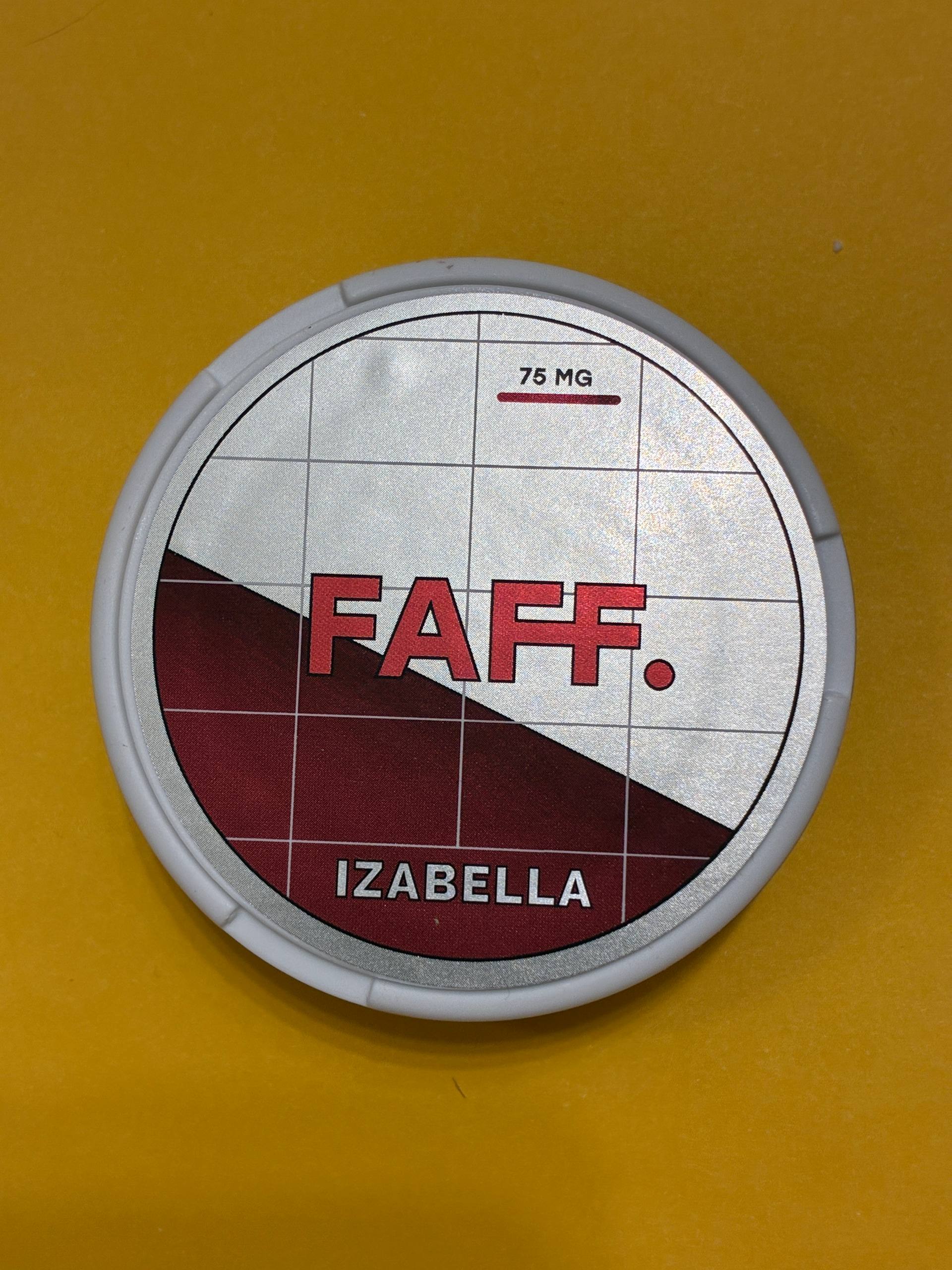 FAFF Grape 75mg extra strong nicotine product