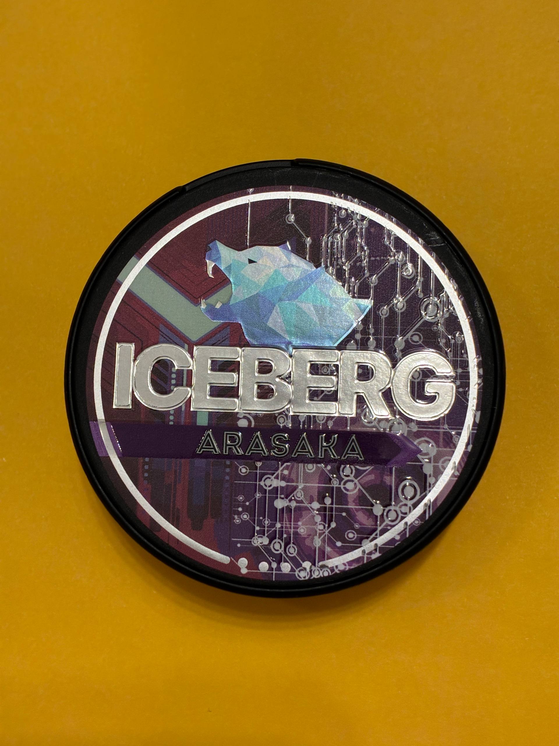 ICEBERG Arasaka 100mg ultra strong snus nicotine pouches