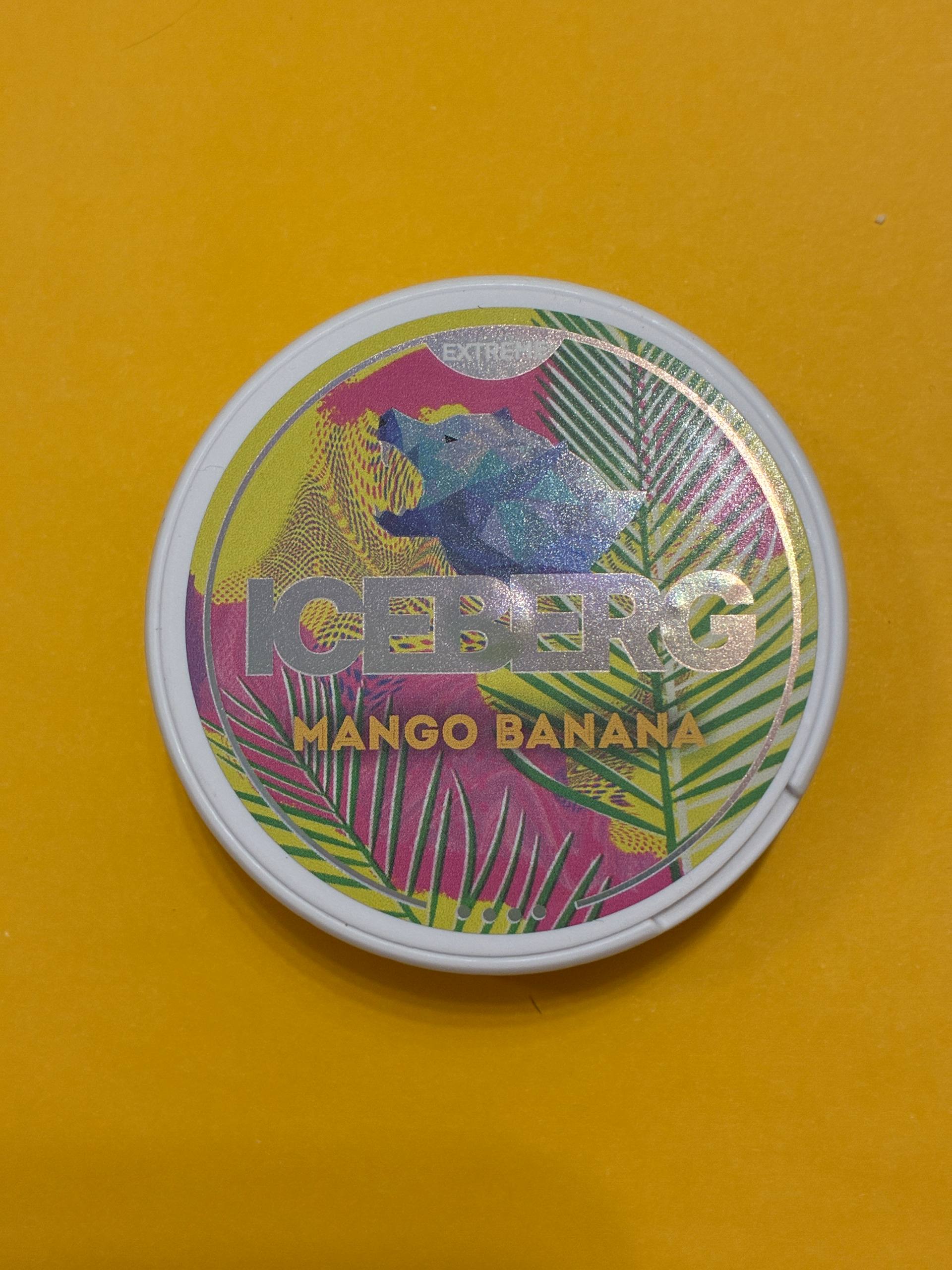 ICEBERG Mango Banana 110mg ultra strong snus nicotine pouches